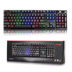 CYBERTEL - Teclado Gamer Semi Mecánico Extreme Luces Rgb