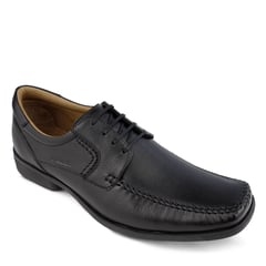 HAWERL - Zapato Confort Vestir Hombre H302 Negro