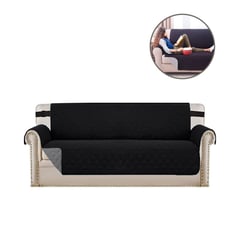 GENERICO - Cobertor Impermeable para Muebles de 1, 2 y 3 Cuerpos - Negro