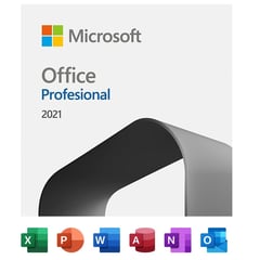 MICROSOFT - Licencia Office 2021 Profesional Retail 1 PC Global ESD