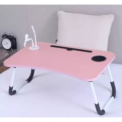 MESA PARA LAPTOP PLEGABLE SIN USB ROSADO