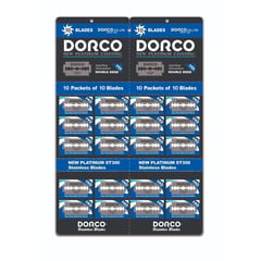 DORCO - Hoja de afeitar - 200 cuchillas doble filo