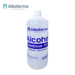 ALKOFARMA - Alcohol líquido medicinal 70° 1 litro