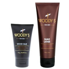 WOODYS - Gel de Peinado Wood Glue Espuma de afeitar Shave Lather