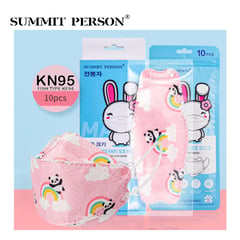 SUMMIT PERSON - Mascarilla KN95 Fish Type NIÑA diseño OSOS caja10und