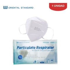 ORIENTAL - Respirador/ Mascarilla KN95 5 capas blanco 1 unidad ·ST