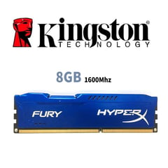 KINGSTON - Memoria Ram HyperX Fury DDR3 8GB 1600MHz Azul