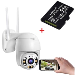 BUYPAL - Camara Ip Exterior Wifi Sensor De Movimiento Memoria 64gb