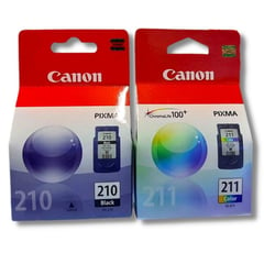 CANON - Kit Tinta 210 211 Negro Tricolor