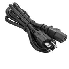 GENERICO - Cable de poder pc ,monitor e impresora 3 metros