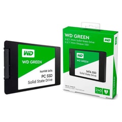 WESTERN DIGITAL - Disco solido ssd 240gb wd green 25 sata 7mm - wds240g3g0a