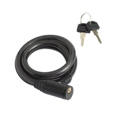 RIZOMA - Cadena Seguridad para Moto y Bicicleta de PVC x 1.2 M Negro