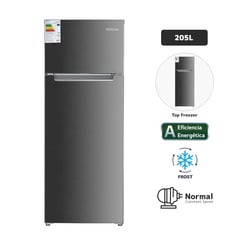BLACKLINE - Refrigeradora BLACKLINE 205L Frost 2PN - Inox
