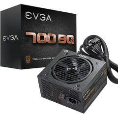 EVGA - Fuente de Poder 700 BQ, 80+ BRONZE 700W, Semi Modular