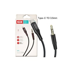 XO SIMPLE IS BEAUTY - Adaptador De Audio Cable Aux Tipo C A 3.5mm XO NB-R155B 1m