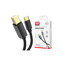 XO SIMPLE IS BEAUTY - Cable De Impresora XO GB010B Tipo-C A Usb-B 1.5m Negro