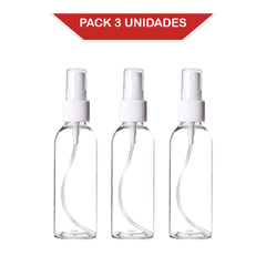 SPRAY - Frasco -atomizador 100ml pack 3 unidades