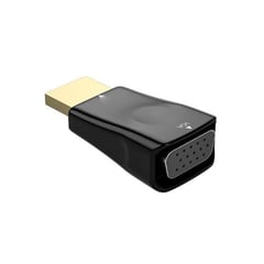 GENERICO - Adaptador HDMI-VGA 1080P Negro