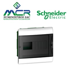 SCHNEIDER ELECTRIC - TABLERO EMPOTRABLE PLASTICO PUERTA FUME 8 POLOS IP40 Schneider