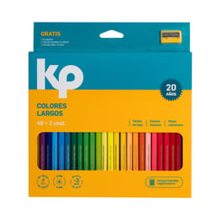 KP - Lápices De Colores Largos (Estuche X 48 + 2)