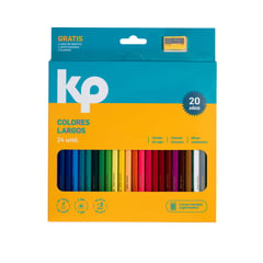 KP - Lápices De Colores Largos (Estuche X 24)