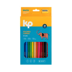 KP - Lápices De Colores Largos (Estuche X 12)