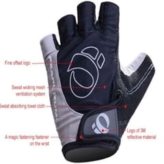 PEARL IZUMI - Guantes de Ciclismo de medio dedo antideslizantes anti sudor de Gel para ciclismo de montaña Talla S