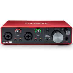 FOCUSRITE - Scarlett 2i2 3rd Gen Interfaz De Audio