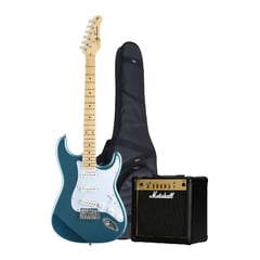 JAY TURSER - JT-300M-LPB STRATO MAPLE LAKE PLACID BLUE + MARSHALL 15W