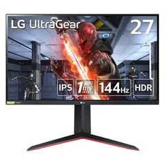 LG - Monitor UltraGear 27GN65R 27 IPS, 144HZ, 1Ms, HDR10, G-SYNC, Pivot