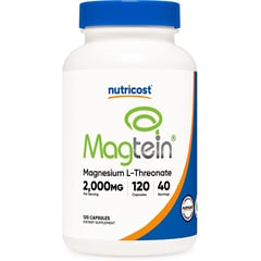 NUTRICOST - Treonato De Magnesio L-threonate 2000 Mg Magtein Magnesium