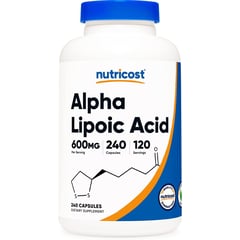 NUTRICOST - Acido Alfa Lipoico Alpha Lipoic acid 240 capsulas