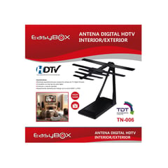 Easy Corp - ANTENA PARA TELEVISION HD EASYBOX 6 METROS DE CABLE
