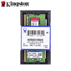 KINGSTON - Memoria RAM SODIMM 8GB, DDR4, 3200 MHz.