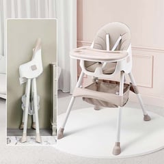 BABYKISS - SILLA DE COMER PLEGABLE BEIGUE