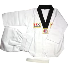 PREMIUM GIFT - Tae Kwon Do TKD Niños Conjunto Completo Drill - Blanco