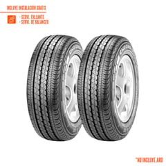 PIRELLI - Pack de 2 Llantas 205/70R15 CHRONO 106R