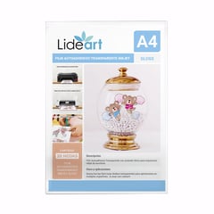 LIDEART - FILM TRANSPARENTE OPACO AUTOADHESIVO PARA INKJET A4X20UND