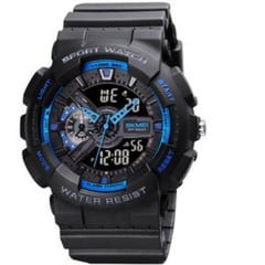 SKMEI - Reloj 1688 Deportivo Negro con Azul