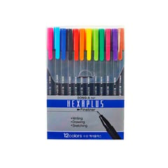 DONG A - Bolígrafo Hexaplus Fineliner (Estuche X 12).