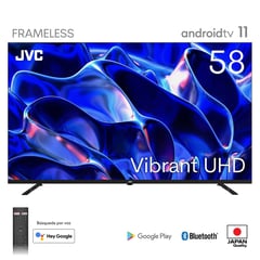 JVC - Televisor Jvc 58'' Led Uhd Frameless Android 11 Smart Tv LT-58KB527