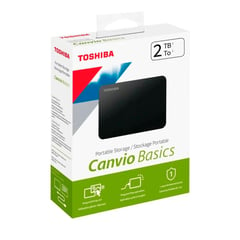 TOSHIBA - Disco Duro Externo 2tb Canvio Basics HDTB520XK3AA