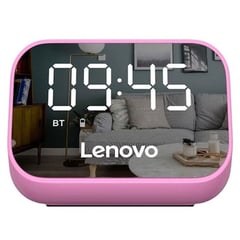 LENOVO - Reloj Parlante Speaker TS13 Bluetooth Rosa