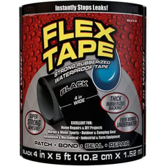 GENERICO - Flex Tape - Cinta impermeable de goma NEGRO