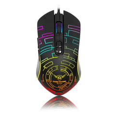 MICRONICS - Mouse Gamer Target MIC817, 7200 DPI, RGB, 7 Botones