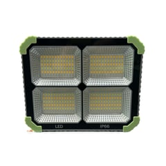 GENERICO - REFLECTOR LED CON PANEL SOLAR 100W CONTROL REMOTO