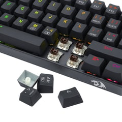 REDRAGON - Teclado DRAGONBORN Spanish K630RGB BLACK RED SWITCH