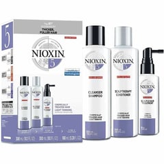 NIOXIN - – Pack #5 Caída Moderada y Cabellos tratados químicamente 300 ML