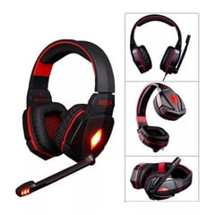 KOTION EACH - Audífono Diadema Gamer Kotion G4000 Rojo