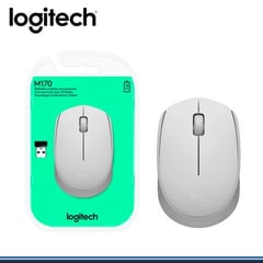 LOGITECH - MOUSE M170 WIRELESS WHITE 910-006864